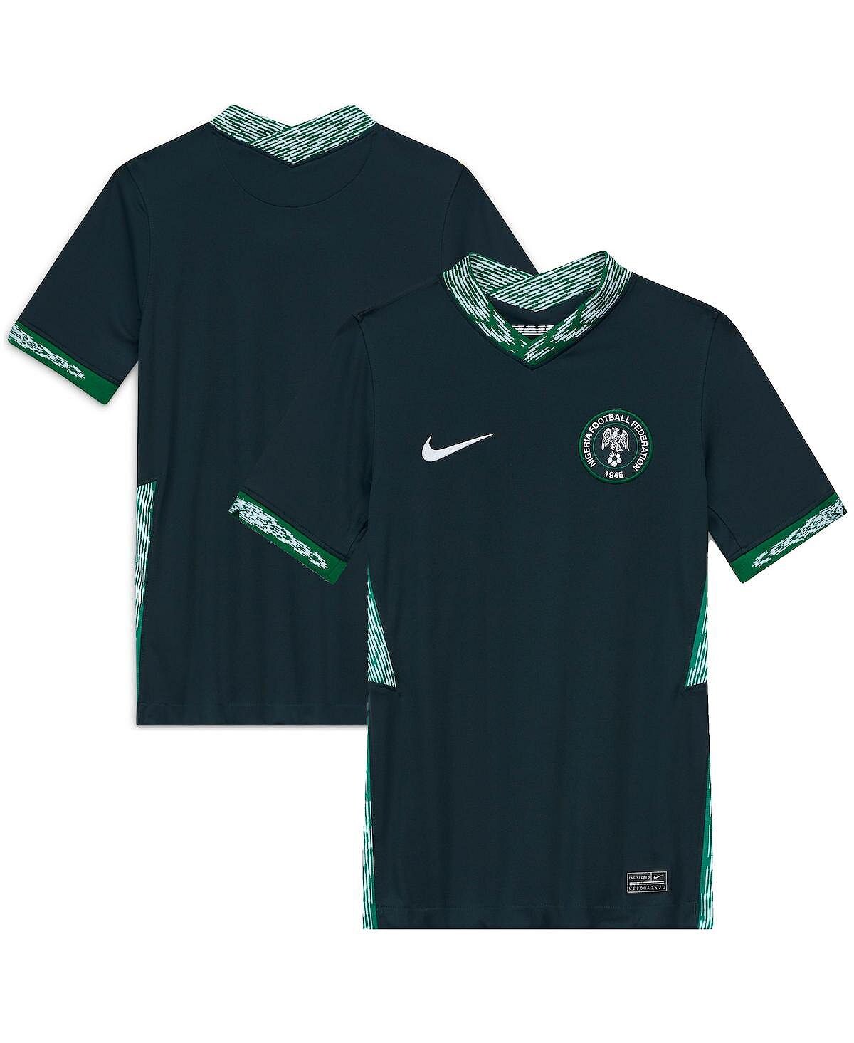 

Реплика выездной майки сборной Нигерии Big Boys Green 2020/21 Nike