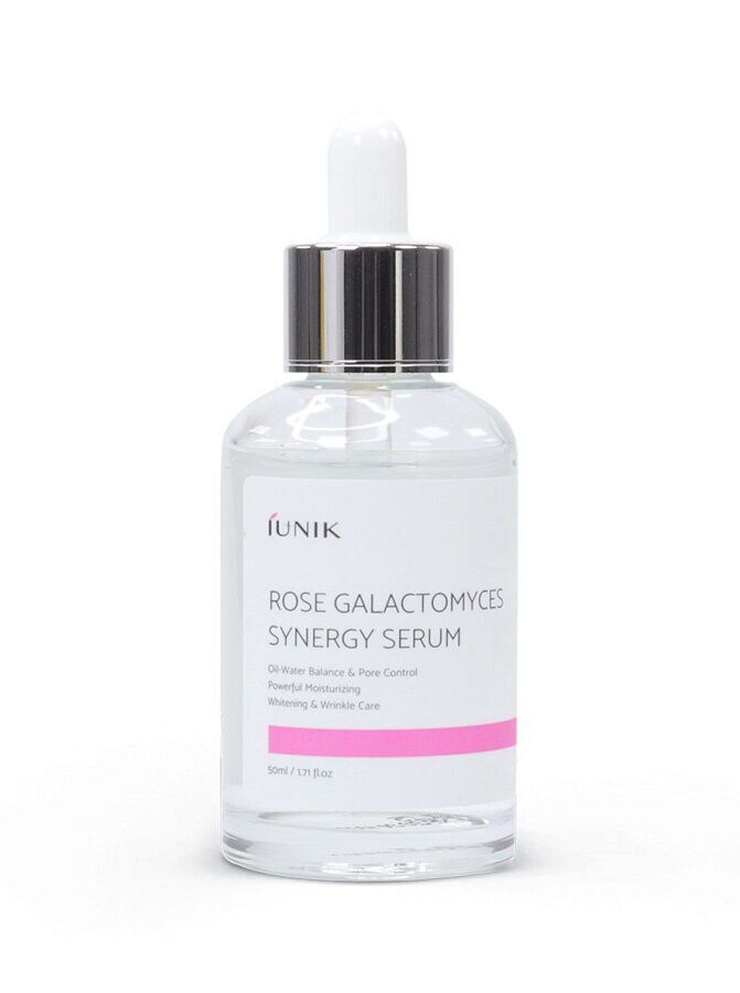 

Увлажняющая и укрепляющая сыворотка для лица Iunik Rose Galactomyces, 50мл