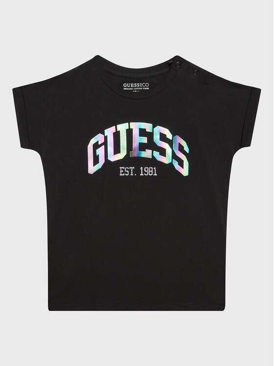 

Футболка стандартного кроя Guess, черный