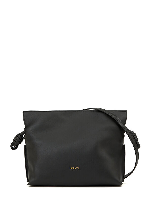 

Черная женская кожаная сумка mini flamenco Loewe