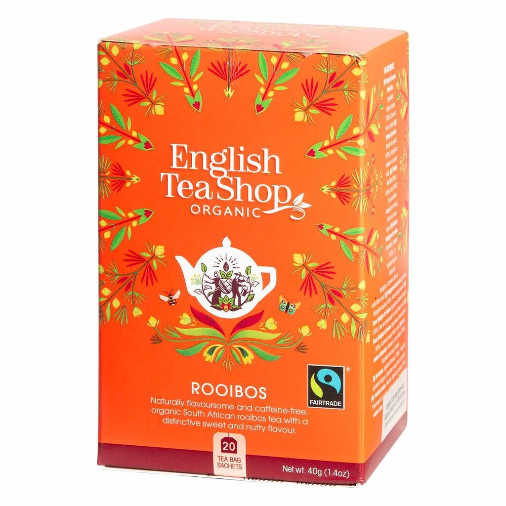 

ETS - Ройбуш, ORGANIC Fairtrade, 20 чайных пакетиков English Tea Shop