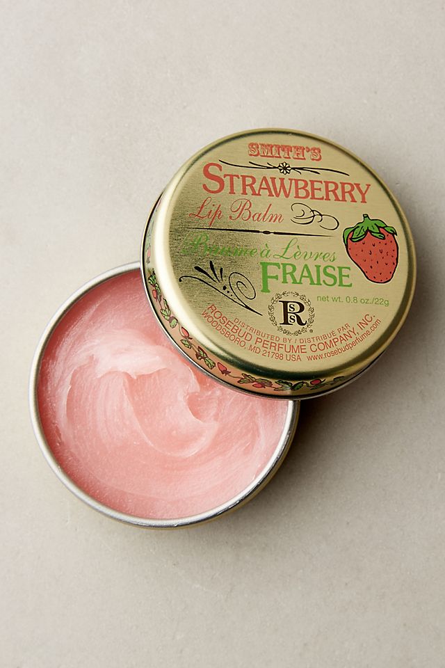 Бальзам для губ Rosebud Perfume Co. Smith's Rosebud, strawberry