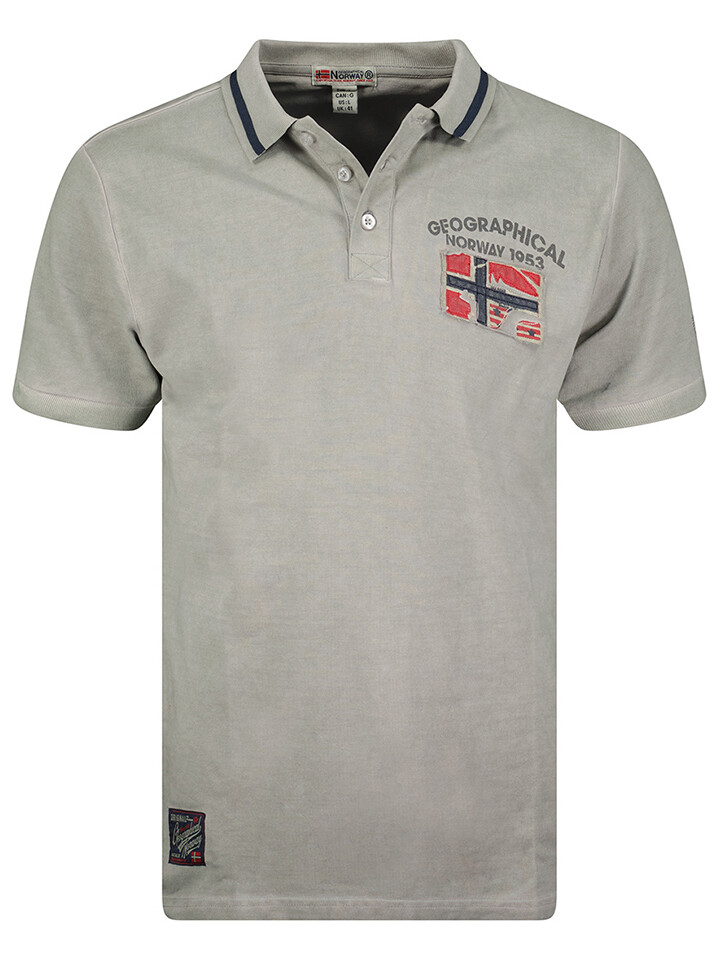 

Поло Geographical Norway, серый