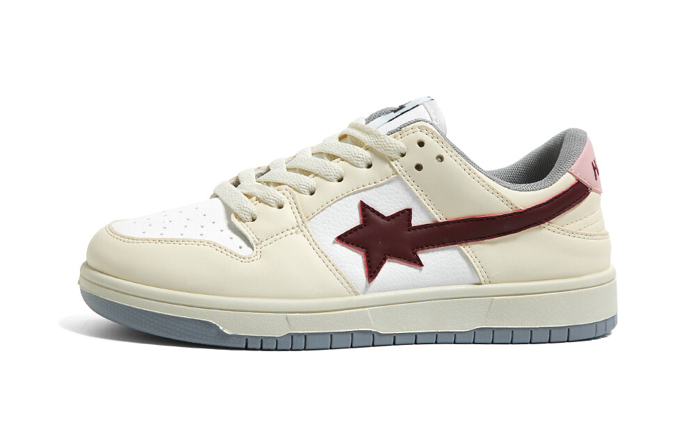 

Кроссовки HUANQIU Skateboarding Shoes Women's Low-top, бежевый