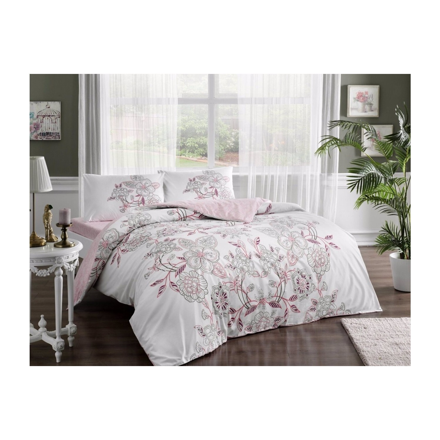 

Tac - Розовый Комплект постельного белья Lucy Pink