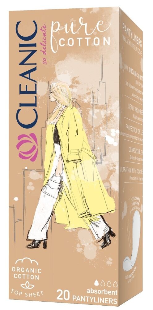 

Cleanic Pure Cotton ежедневные прокладки, 20 шт.