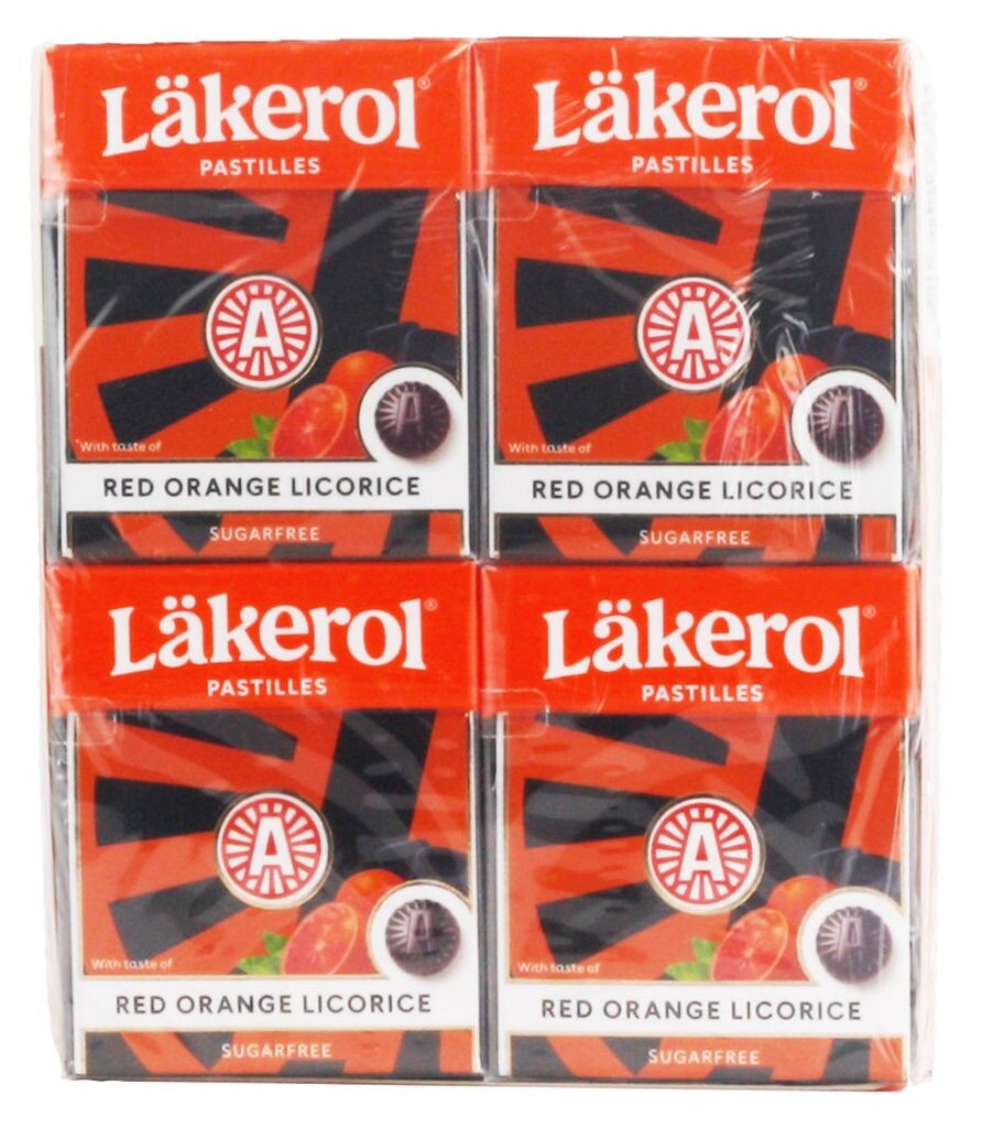 

Läkerol Красная апельсиновая солодка 4 шт. 100г