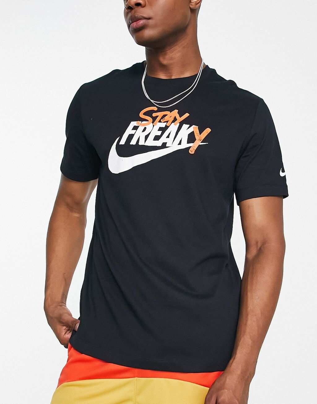 

Черная футболка с принтом Nike Basketball Stay Freaky, Черный