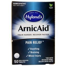 Hyland's Naturals Arnicaid 50 таблеток hyland s naturals restful legs 50 быстрорастворимых таблеток