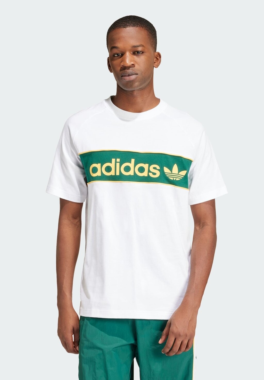 

Футболка с принтом Archive adidas Originals, белый