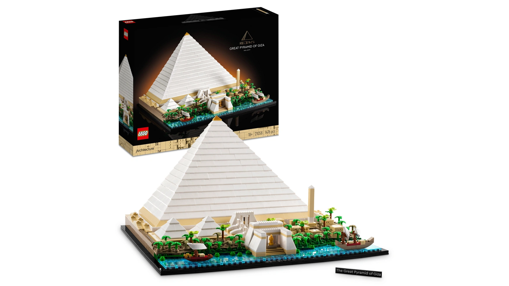 Lego Architecture Великая пирамида конструктор lego architecture великая пирамида гизы 21058 1476 деталей