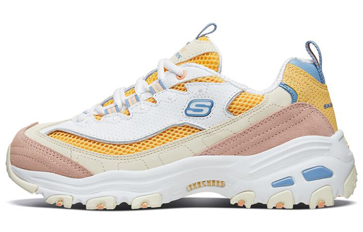 

Skechers D'Lites 1.0 низкие кроссовки GS Белый/Желтый