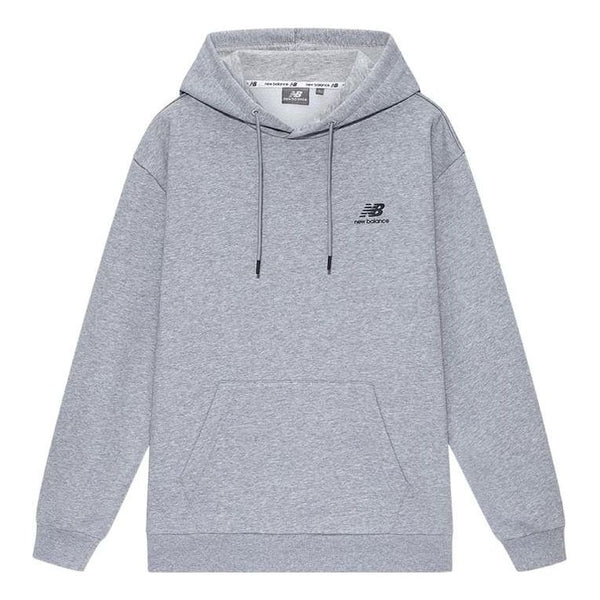 Толстовка New Balance Logo Printing Sports hooded Loose Pullover Couple Style Gray, серый
