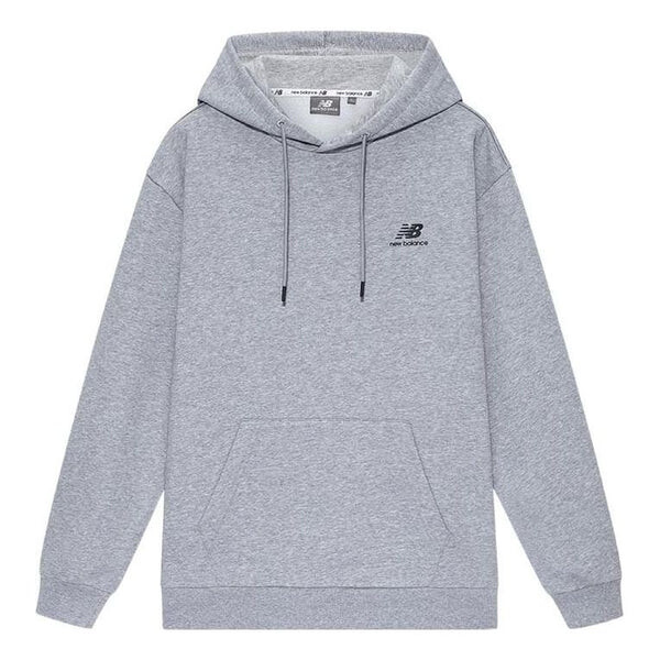 

Толстовка New Balance Logo Printing Sports hooded Loose Pullover Couple Style Gray, серый