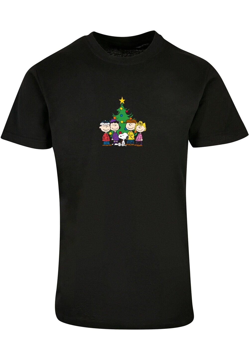 

Футболка Merchcode Peanuts Christmas Tree, черный