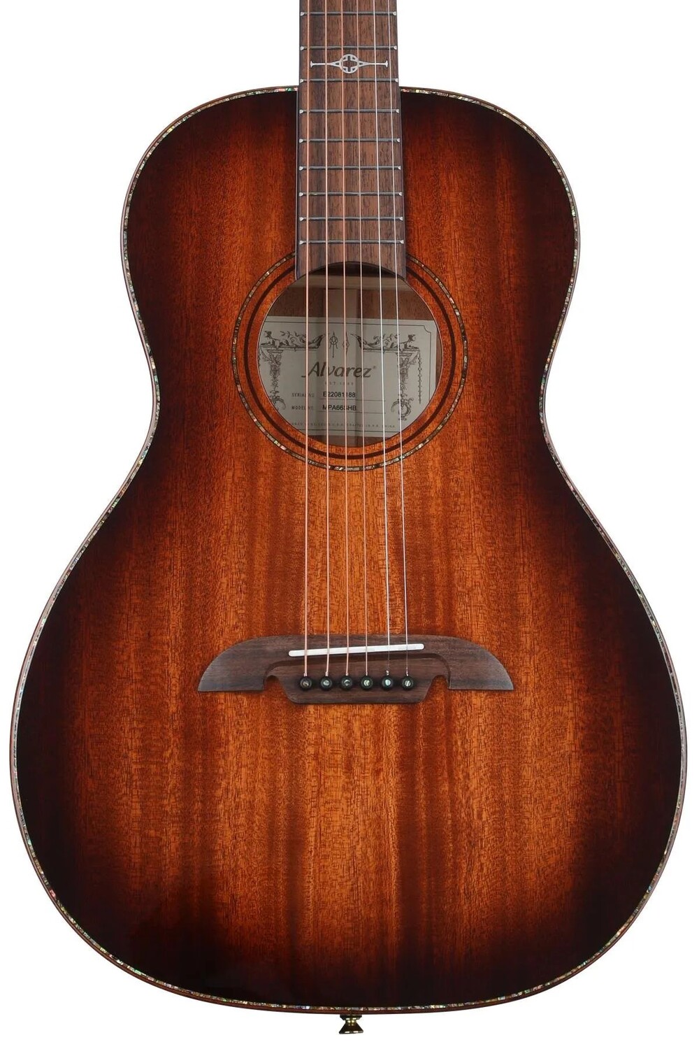 

Акустическая гитара Alvarez MPA66SHB Masterworks A66 Parlor - Shadowburst