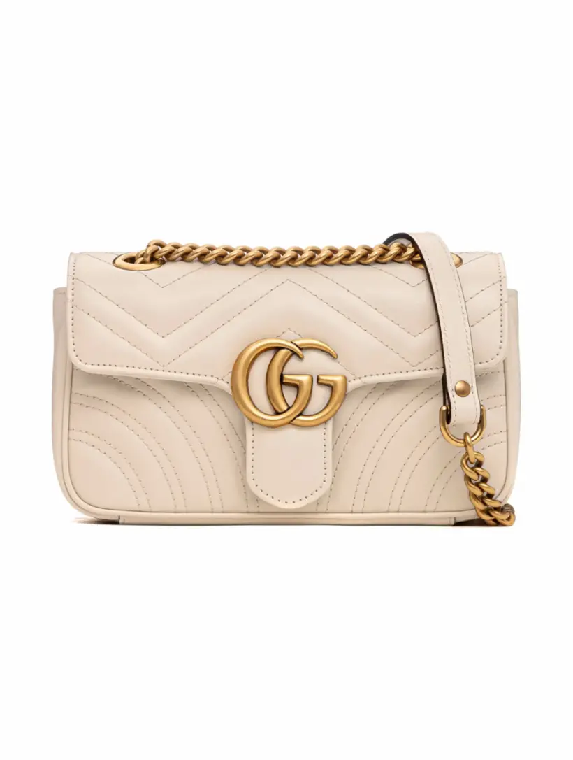 

Сумка на плечо GG Marmont Gucci, белый