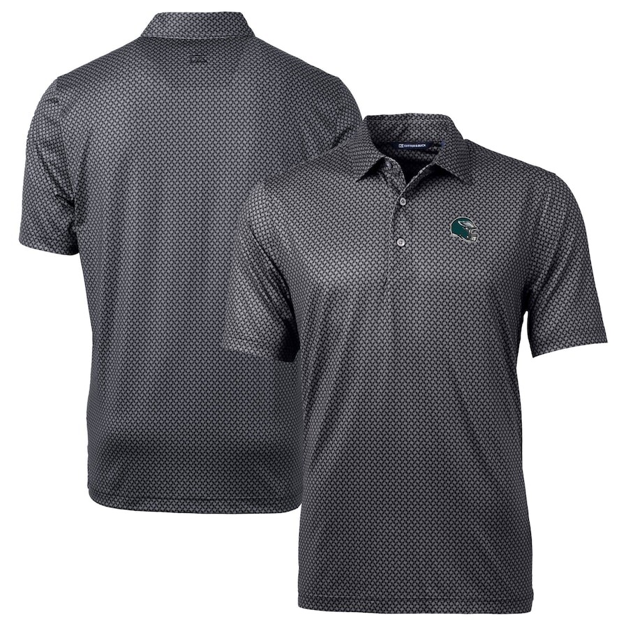 

Поло с длинным рукавом Cutter & Buck Philadelphia Eagles, черный