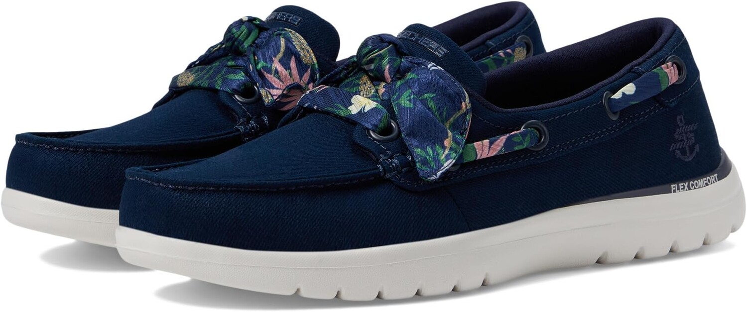 

Топсайдеры SKECHERS Performance On-The-Go Flex-Seaside Daisy, темно-синий