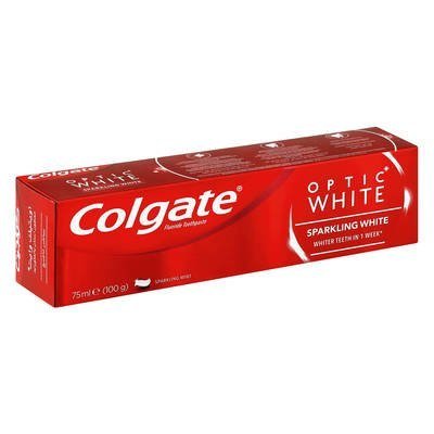 Зубная паста Colgate Optic White Sparkling White 75 мл, Colgate- Palmolive