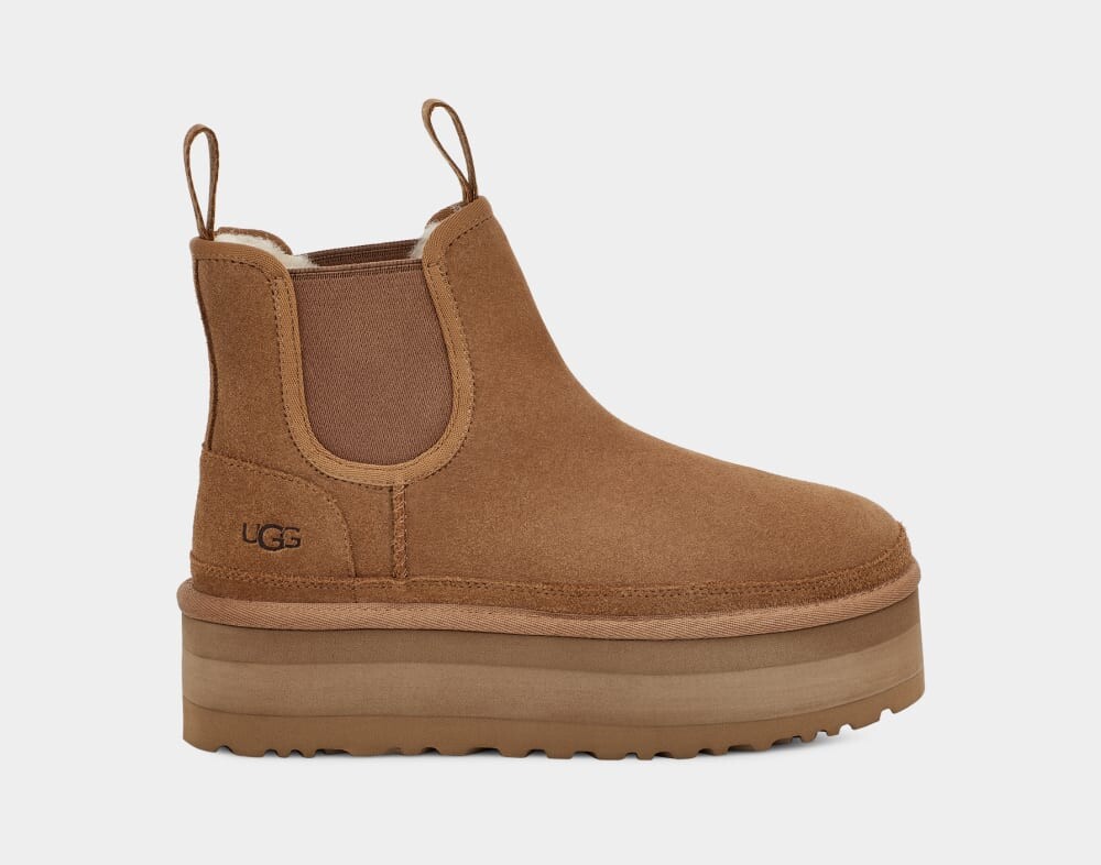 

Сапоги Neumel Platform Chelsea UGG, коричневый