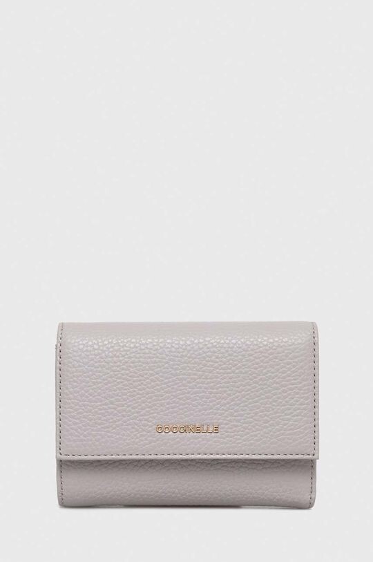 

Кожаный кошелек Coccinelle, серый