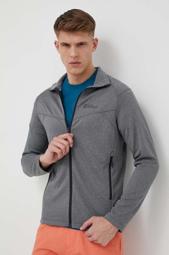 

Толстовка Fortberg Fz Jack Wolfskin, серый