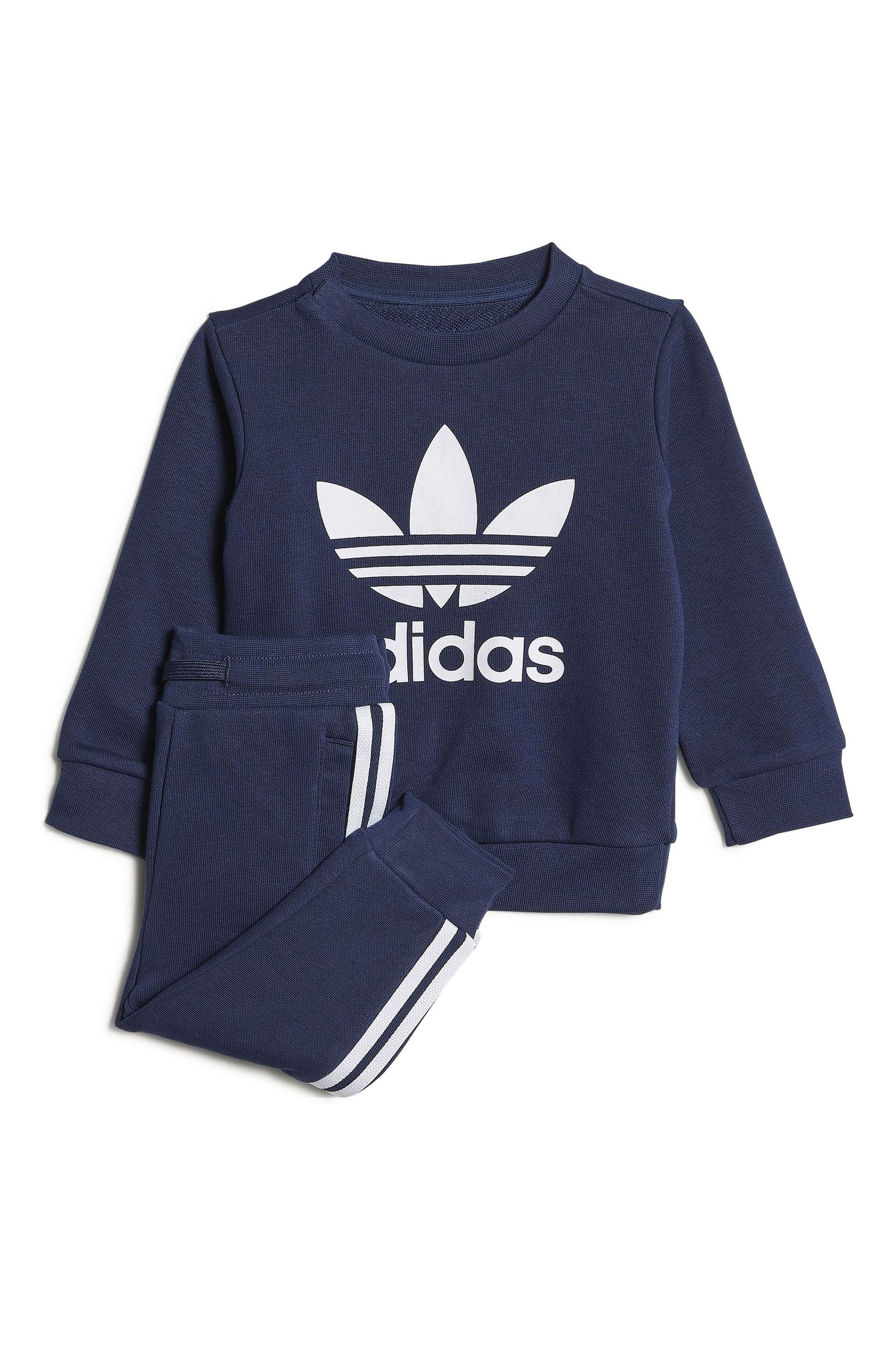 

Комплект adidas Originals Junior Blue с круглым вырезом adidas originals, синий