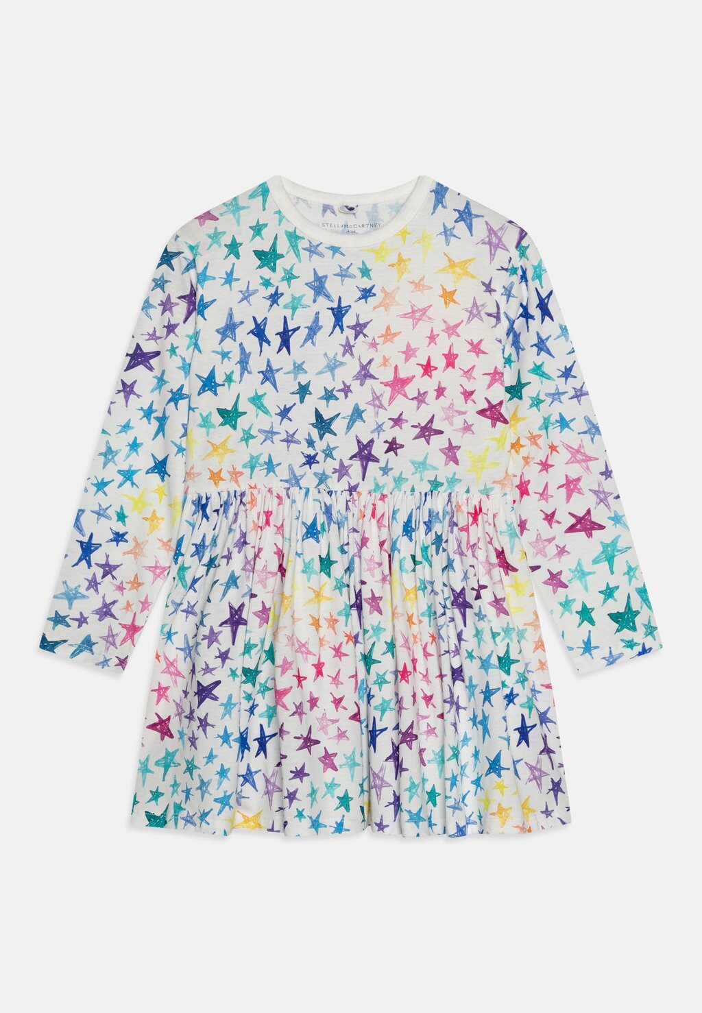 

Платье из джерси Dress Printed Small Multi Scribble Stars Girl Stella McCartney Kids, цвет ivory/colourful