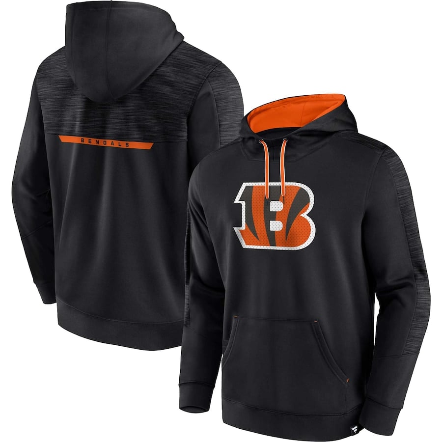 

Пуловер с капюшоном Fanatics Branded Cincinnati Bengals, черный