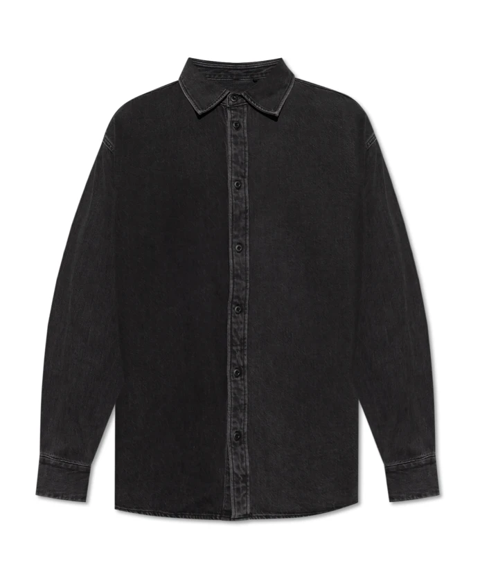 

Джинсовая рубашка Rag & Bone, черный