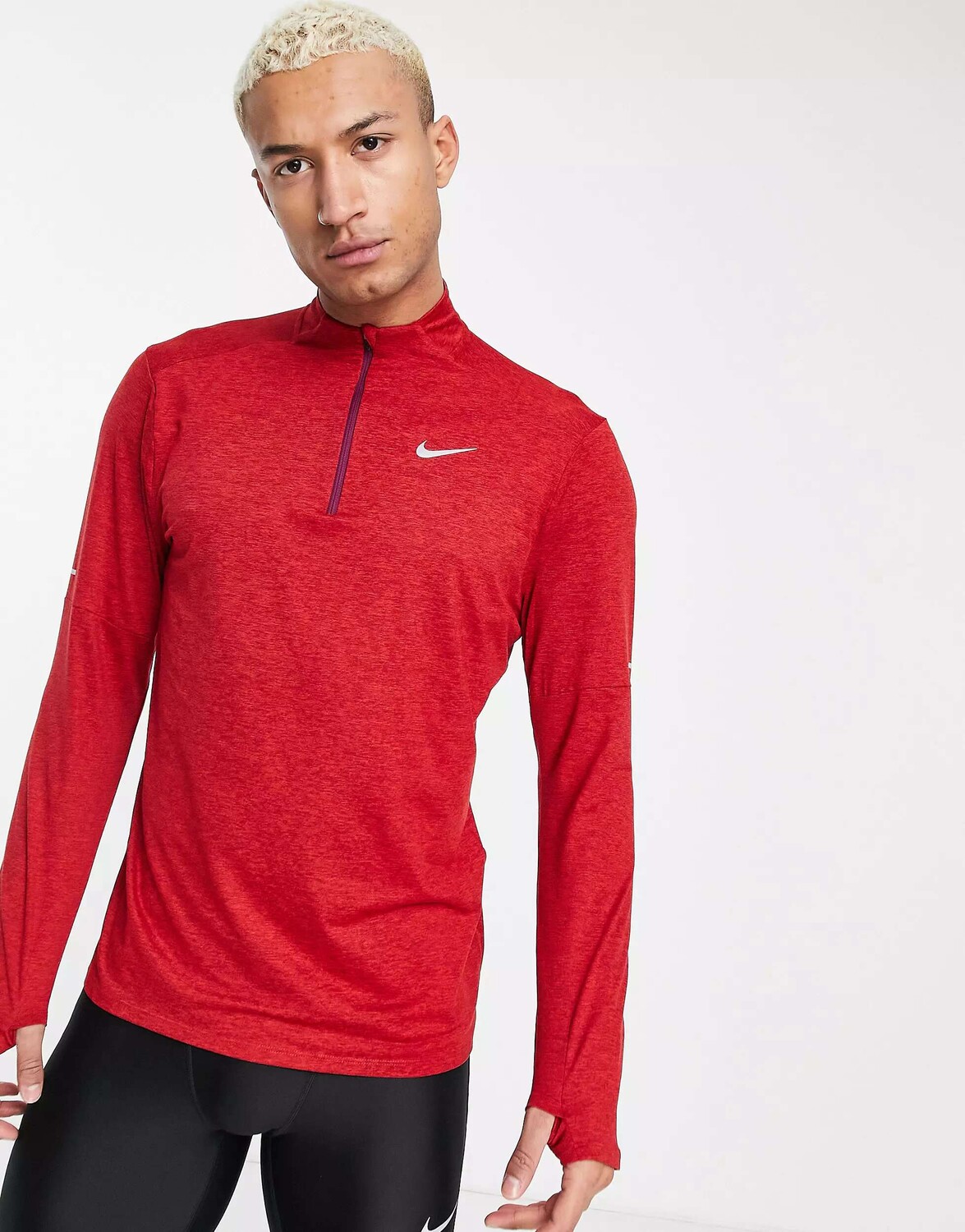 

Розовый топ на молнии Nike Element Dri-FIT