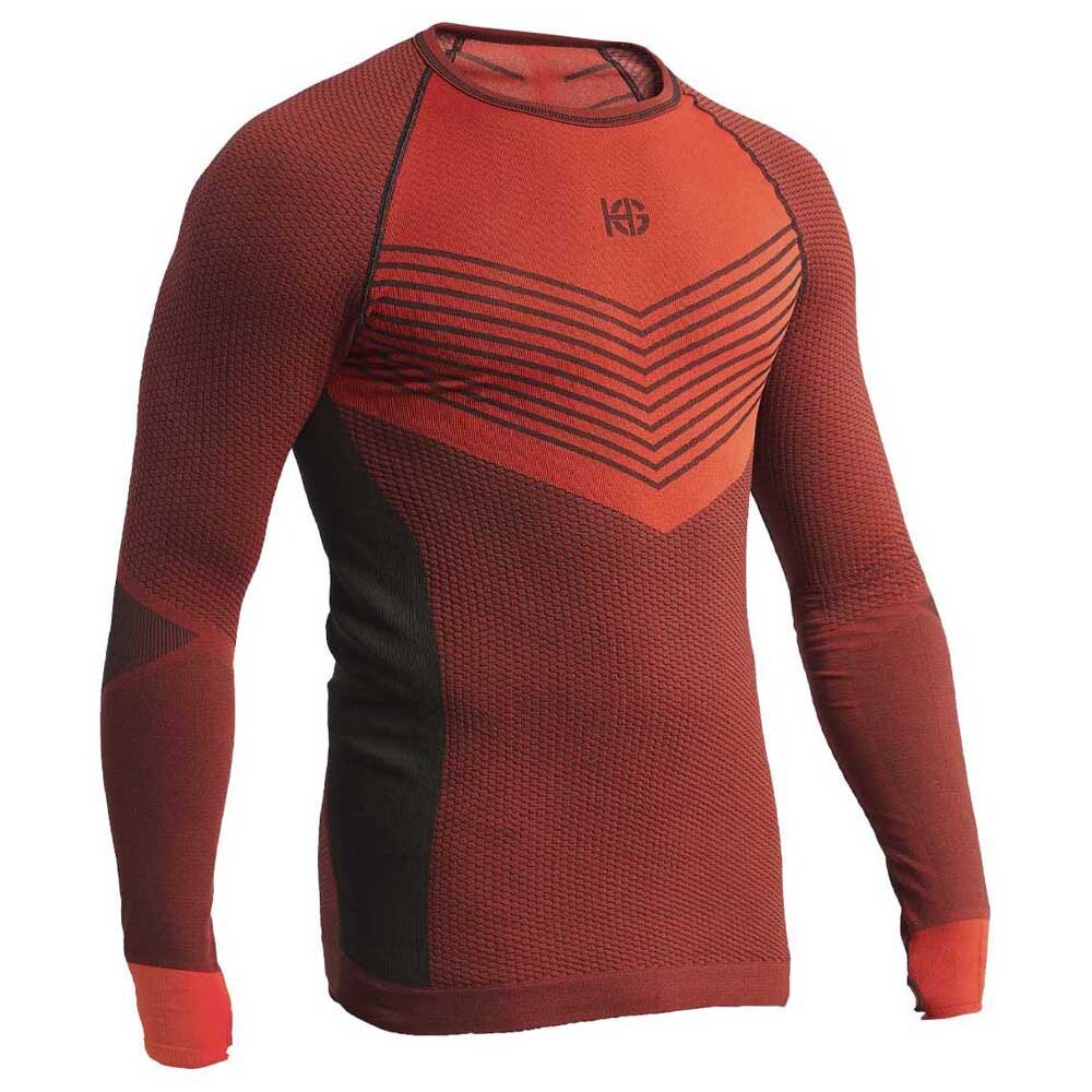 

Базовый слой с длинным рукавом Sport HG Senja, красный