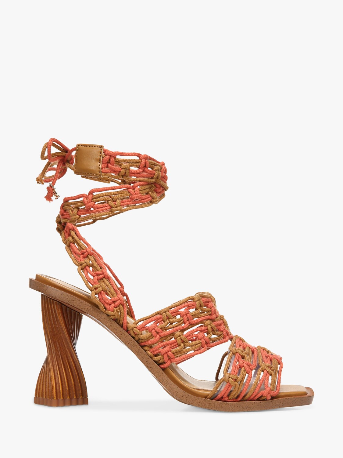

Сандалии на высоком каблуке Sam Edelman Harleigh, оранжевый/коричневый