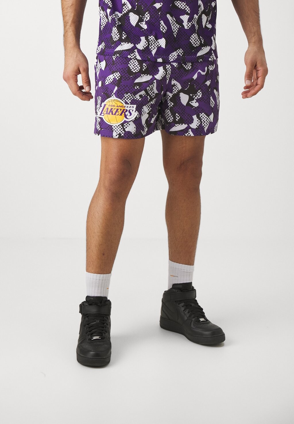 

Team Nba Los Angeles Lakers Team Short New Era, цвет purple/white