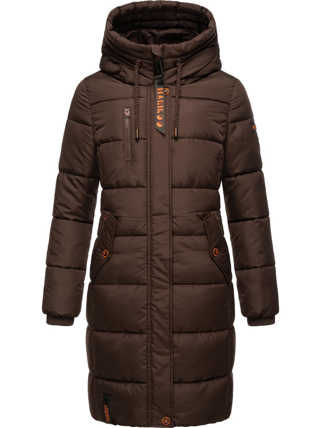 Пуховик Marikoo Steppmantel Yuikoo, цвет Dark Choco пуховик marikoo steppjacke akumaa цвет dark choco