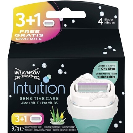 

Женские бритвенные лезвия Intuition Sensitive Care, Wilkinson Sword