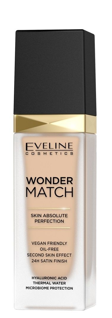 Eveline Wonder Match Праймер для лица, 16 Light Beige eveline пудра рассыпчатая для лица eveline wonder match с аметистовой пылью
