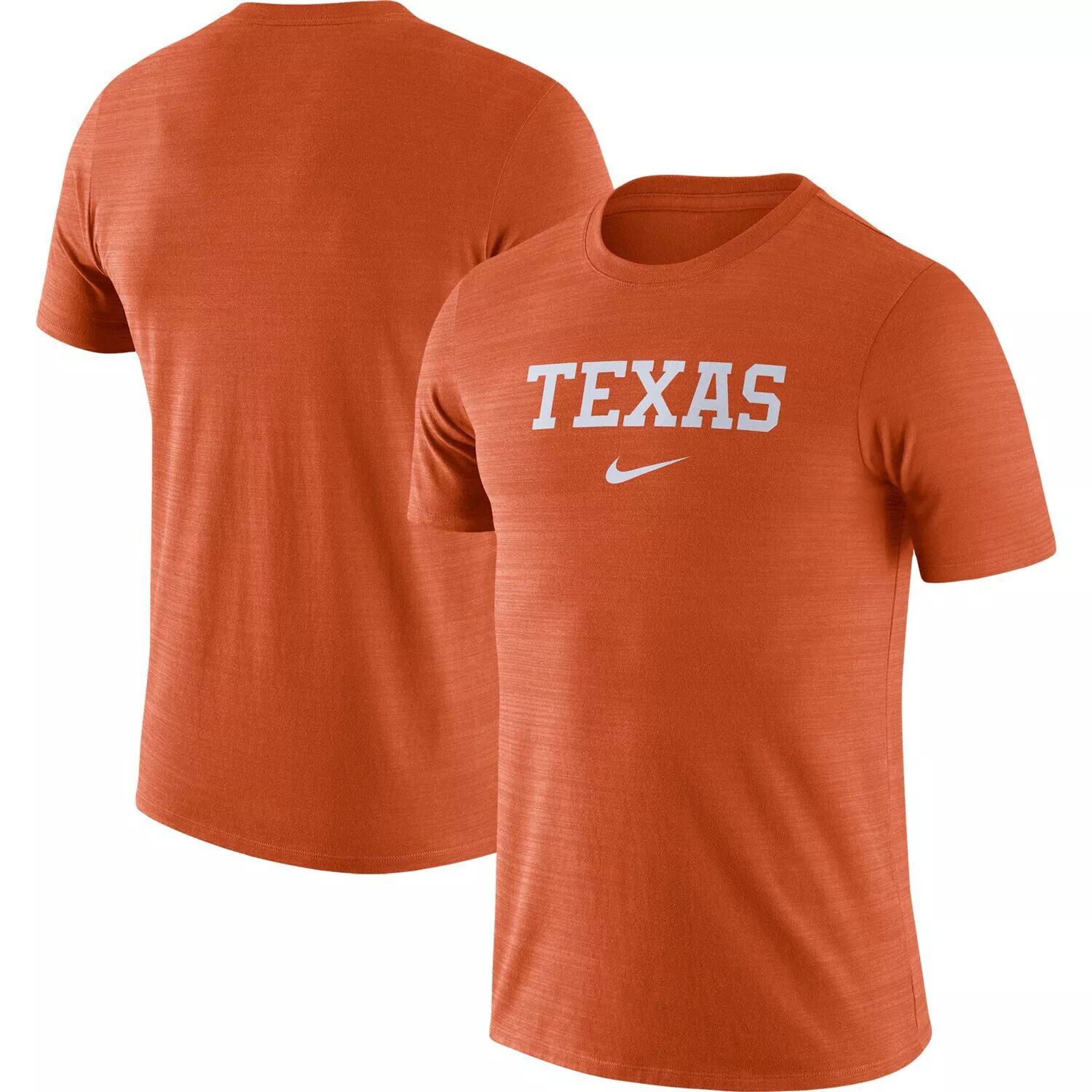 

Мужская футболка Burnt Orange Texas Longhorns Team Issue Velocity Performance Nike