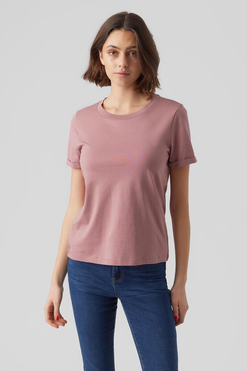 Базовая футболка с коротким рукавом Vero Moda, фиолетовый