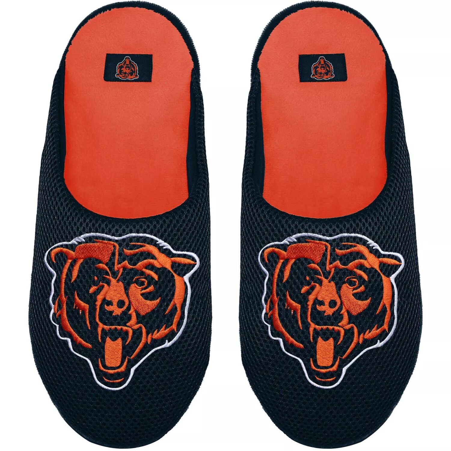 

Молодежные слиперы FOCO Chicago Bears с большим логотипом и цветными блоками Unbranded