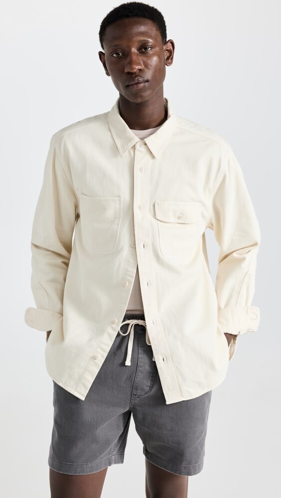 

Рубашка Madewell Station Shirt Garment Dye New Fabric