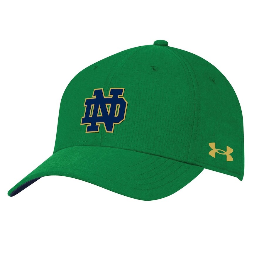 

Бейсболка Under Armour Notre Dame Fighting Irish, зеленый