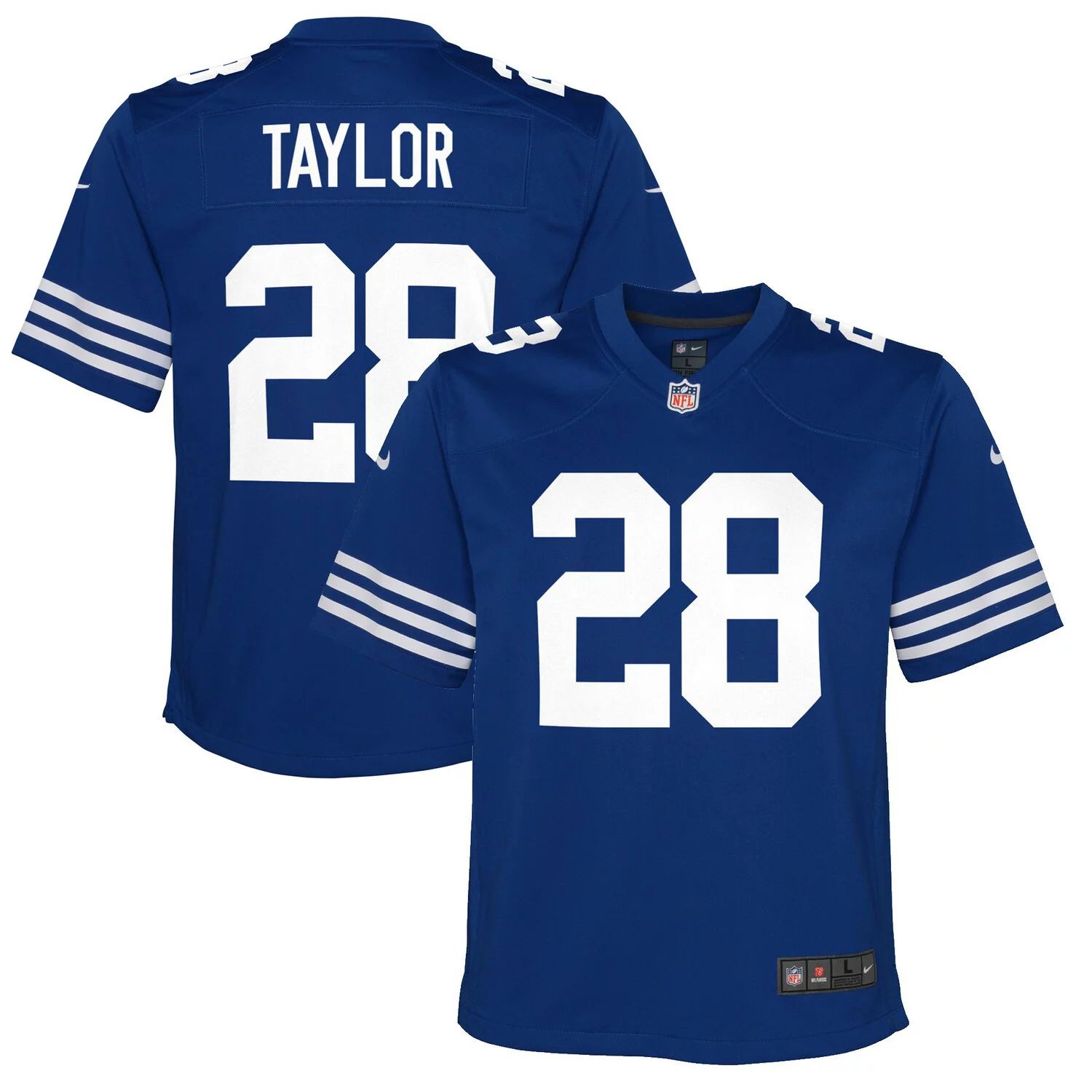 Молодежная майка Nike Jonathan Taylor Royal Indianapolis Colts  Альтернативная игра Nike – заказать по выгодной цене из-за рубежа в  «CDEK.Shopping»