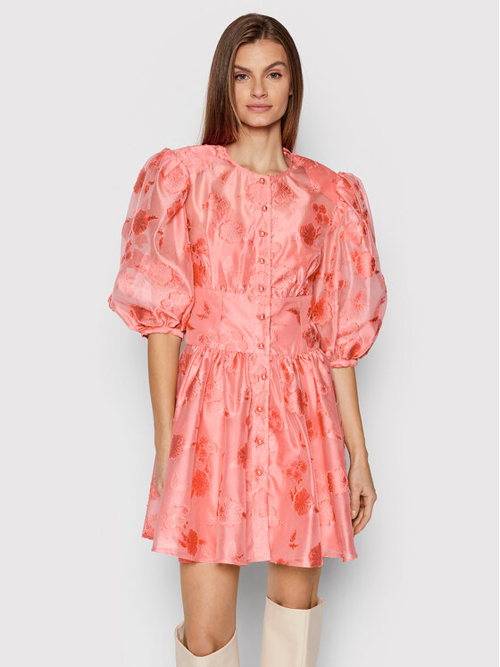 Коктейльное платье стандартного кроя Custommade, розовый