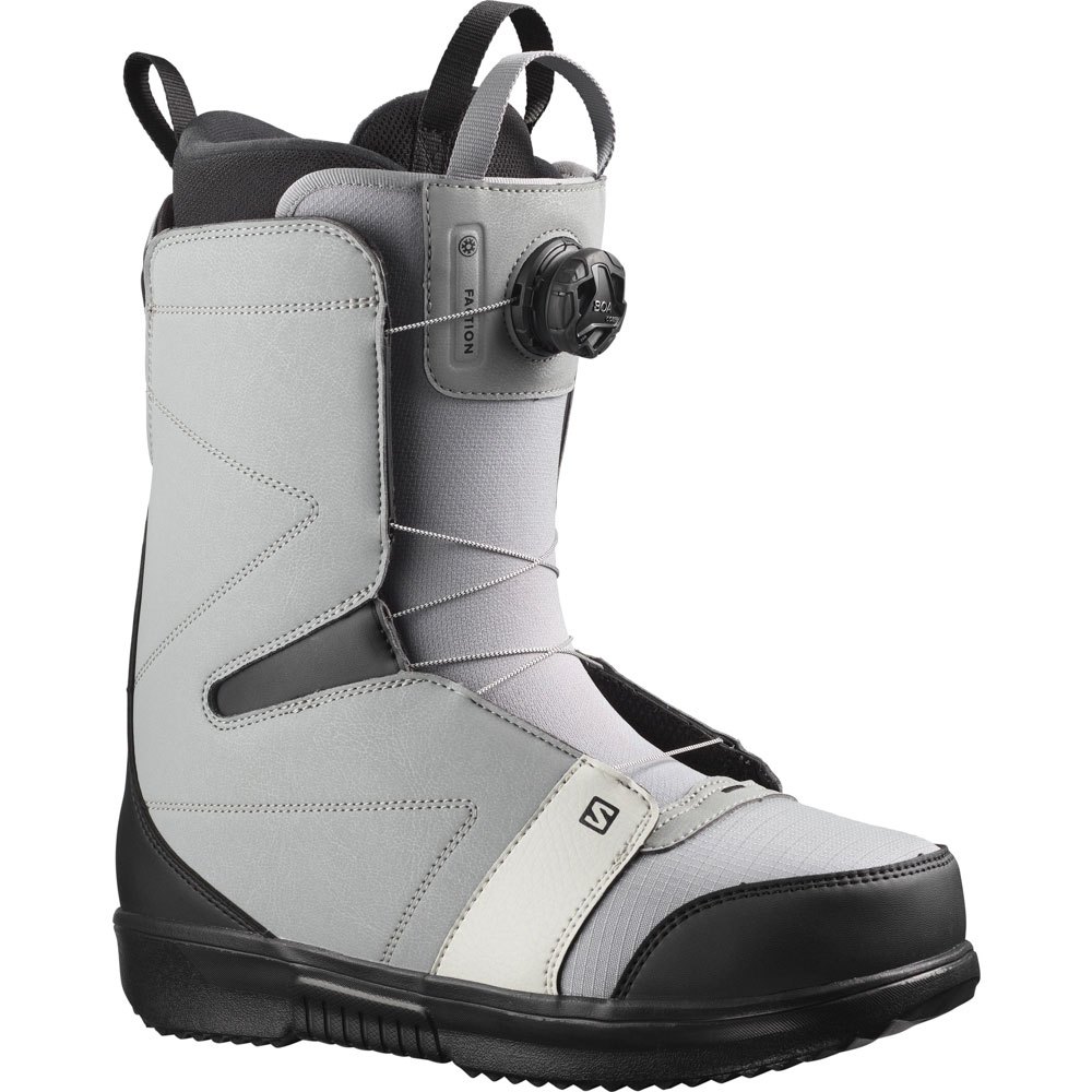 Ботинки для сноубординга Salomon Faction Boa, серый ботинки для сноубординга salomon faction boa серый