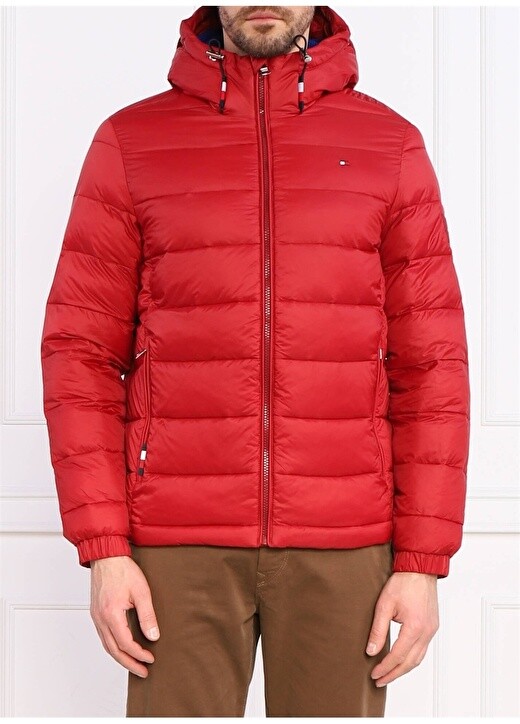 

Красное мужское пальто Tommy Hilfiger, Красный