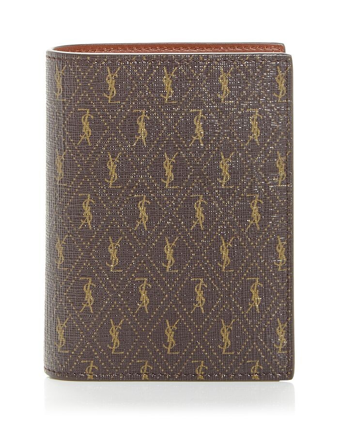 

Saint Laurent YSL Кожаный кошелек с монограммой Saint Laurent