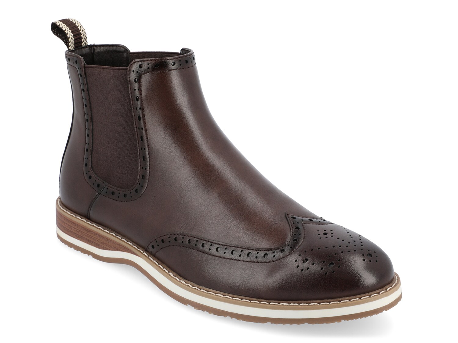 Ботинки челси Vance Co. Thorpe, темно-коричневый ботинки vance co metcalf темно коричневый