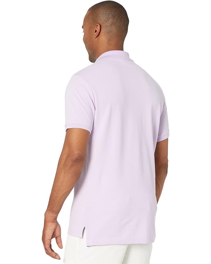 

Поло U.S. POLO ASSN. Slim Fit Big Horse Polo with Stripe Collar, цвет Pastel Lilac